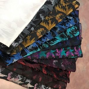 Set of 11 Vintage Pocket Squares